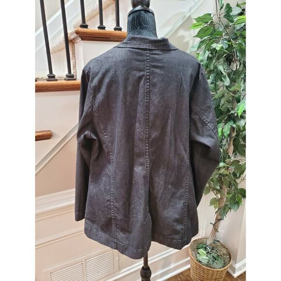 Avenue Jeans Women's Cotton Long Sleeve Single Breasted Jacket Blazer Size 18/20 - Picture 6 of 12